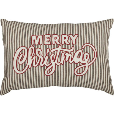 Merry Christmas Stripe Pillow 14